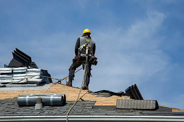 Professional Roofing technician working in Horntown, VA